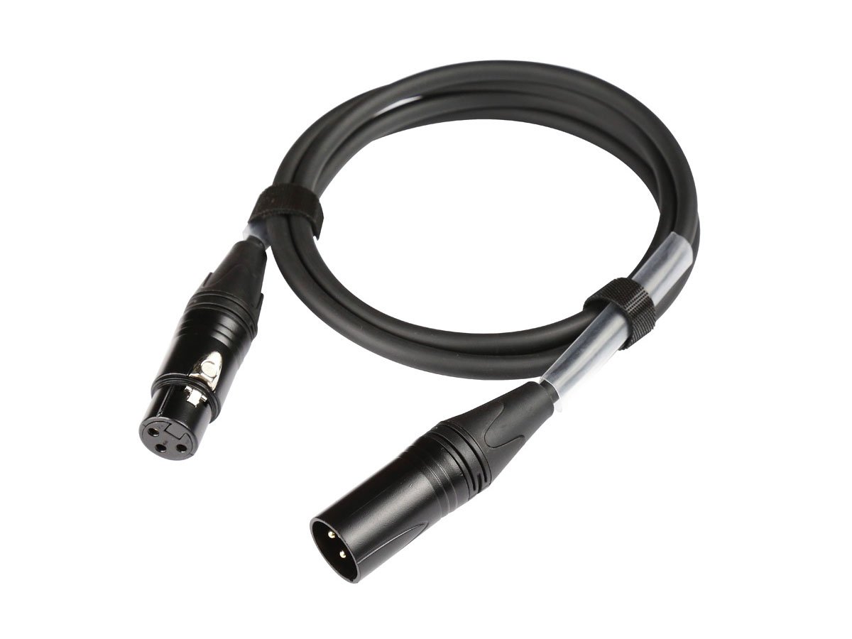 TiGHT AV XLR-mikrofonkabel med sort htte, 1,5m